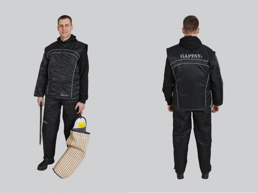 Защитная куртка MAGIC серебряный с черным от магазина dog22.ru 