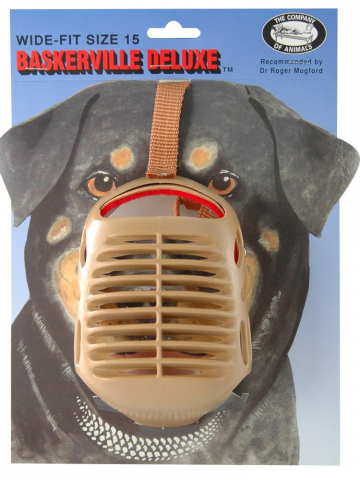 Намордник Baskerville Classic для Бульмастиф, пластик от магазина dog22.ru