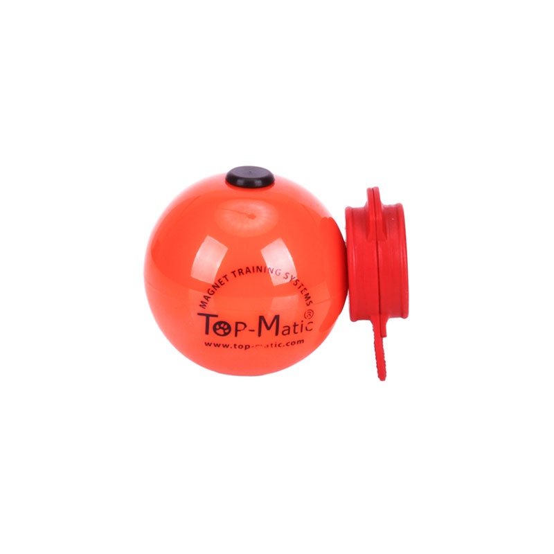 Мяч магнитный Top-Matic Technic Ball ø6.8 и магнит-клипса красн. для профессиональной дрессировки от магазина dog22.ru 