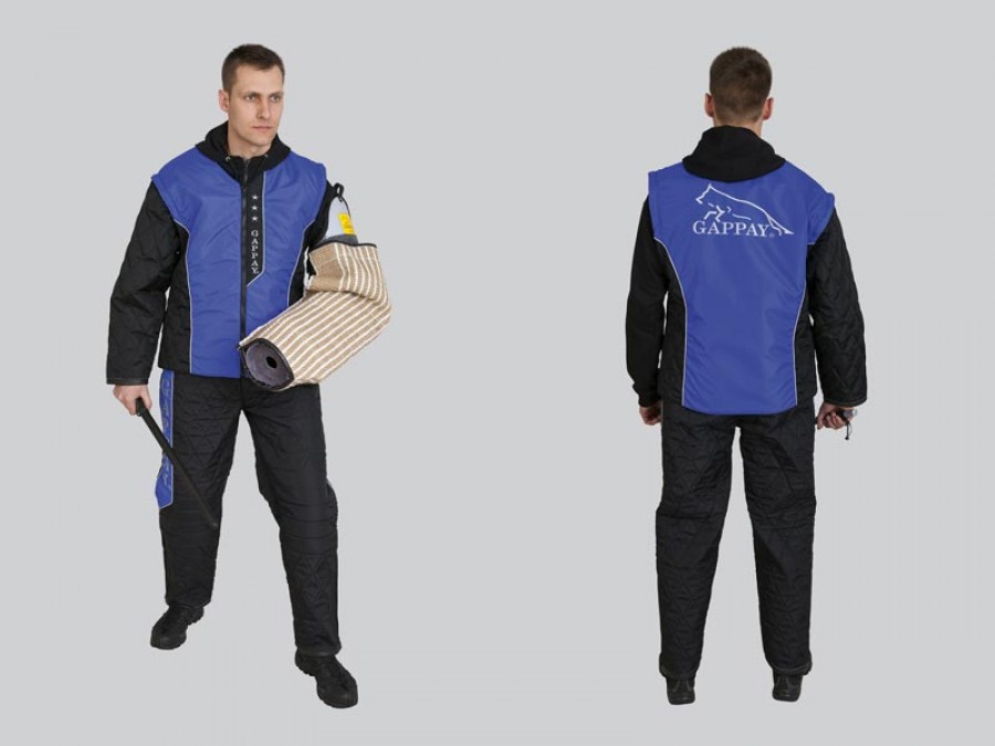 Защитная куртка STAR-2 синий с черным от магазина dog22.ru 