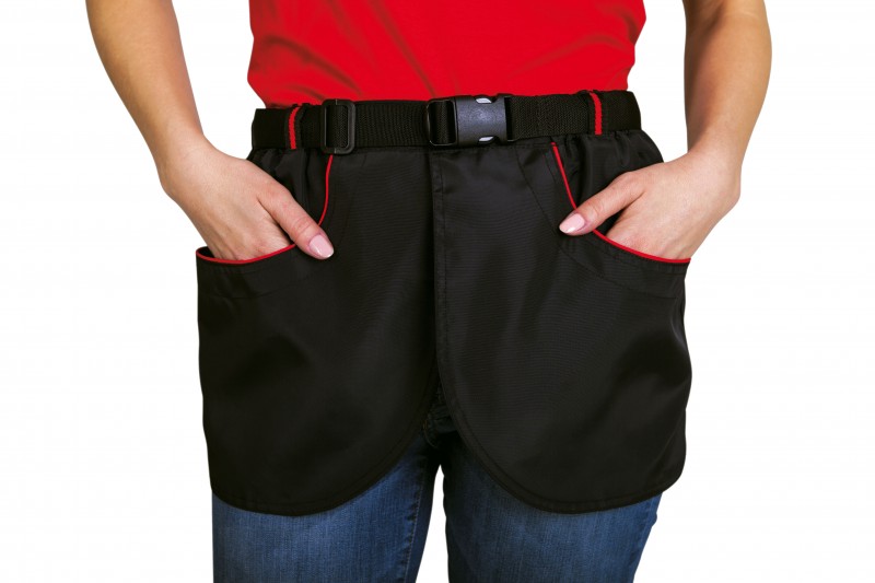 Юбка дрессировщика Gappay КИЛТ, чёрная с красными полосами
