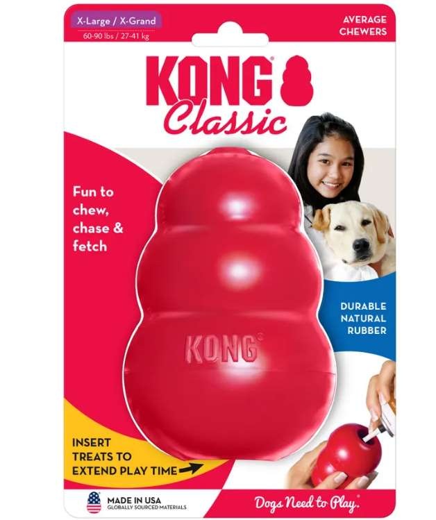 Игрушка для собак KONG Classic XL, 13х9 см от магазина dog22.ru 