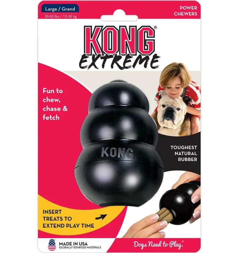 Игрушка для собак KONG Extreme L, очень прочная, 10х6 см от магазина dog22.ru 