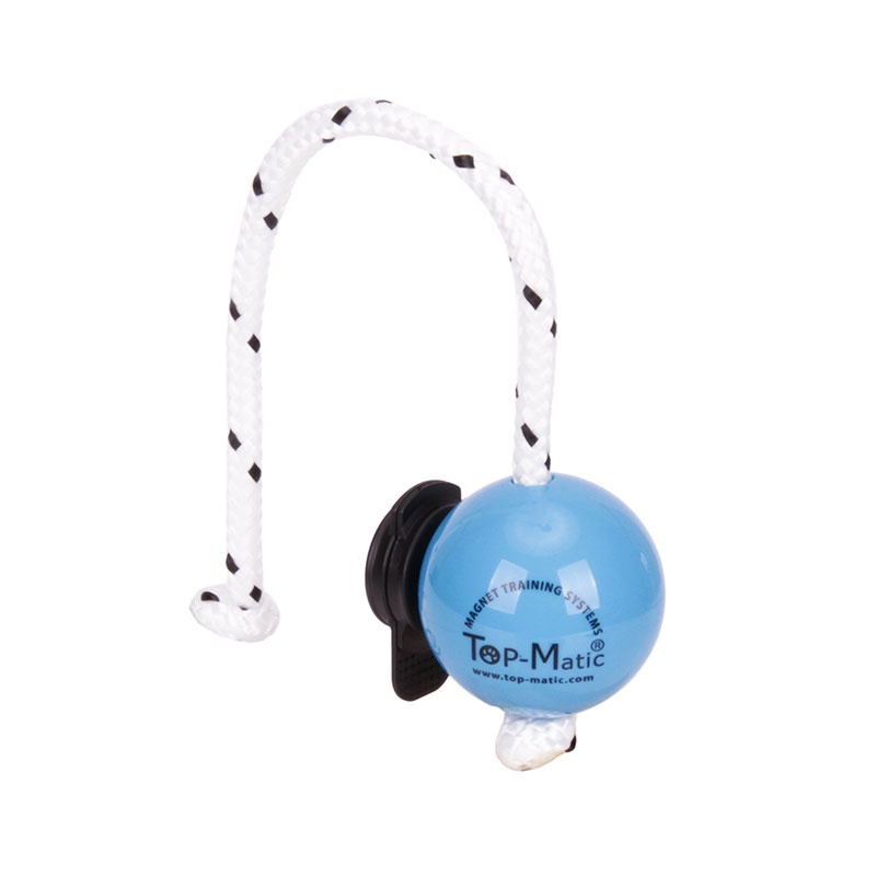 Мяч с магнитом Top-Matic Fun-Ball SOFT ø6.8 на веревке и магнит-клипса для собак от магазина dog22.ru 